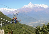 Zip flyer in Pokhara